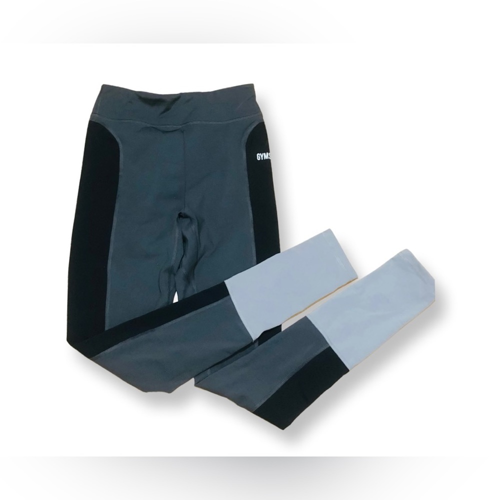 Gymshark Black/Grey/Charcoal illusion leggings